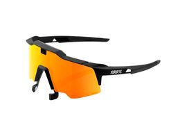 100% Lunettes Speedcraft Air Soft Tact Black - Hiper Red Mirror