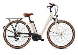 O2feel Vélo électrique iVog City Up 3.1 Blanc Lin - E5000 - iPowerFit 400 2023