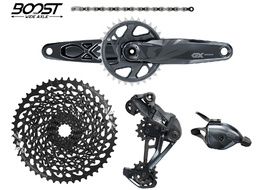 Sram Groupe GX Eagle Gris Lunar 1x12v avec pédalier DUB Boost 32T
