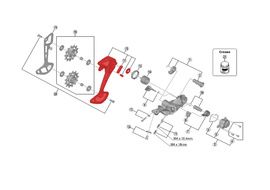 Shimano Chape Externe pour Dérailleur SLX M7100