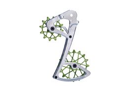 Garbaruk Kit chape et galets pour dérailleurs Sram 11/12 V - Argent / Vert 2023