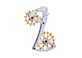 Garbaruk Kit chape et galets pour dérailleurs Sram 11/12 V - Argent / Orange 2023