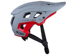 Kenny Casque Scrambler Gris Rouge