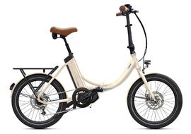 O2feel Vélo électrique IPeps Fold Up 5.1 Blanc Lin - Taille Unique (20") - iPowerFit 400