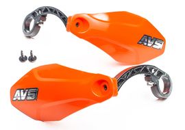 AVS Protège mains avec pattes plastique - Orange