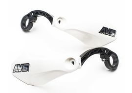 AVS Protège mains avec pattes plastique - Blanc