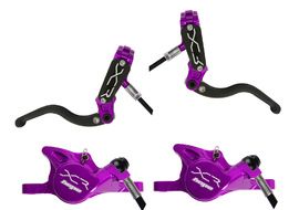 Hope Paire de freins à disque XCR PRO X2 Violet 2025