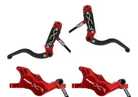 Hope Paire de freins à disque XCR PRO E4 Rouge 2025