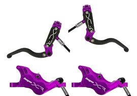 Hope Paire de freins à disque XCR PRO E4 Violet 2025