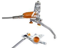 Hope Frein à disque avant Tech 4 X2 Argent/Orange 2025