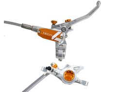 Hope Frein à disque arrière Tech 4 X2 Argent / Orange 2025